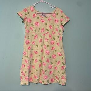 Lilly Pulitzer Vibrant Pink and Green Dress